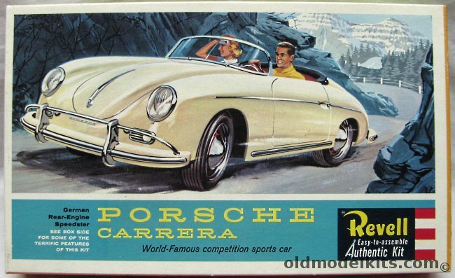 Revell 1/25 Porsche Carrera Convertible Sports Car, H1238-139 plastic model kit